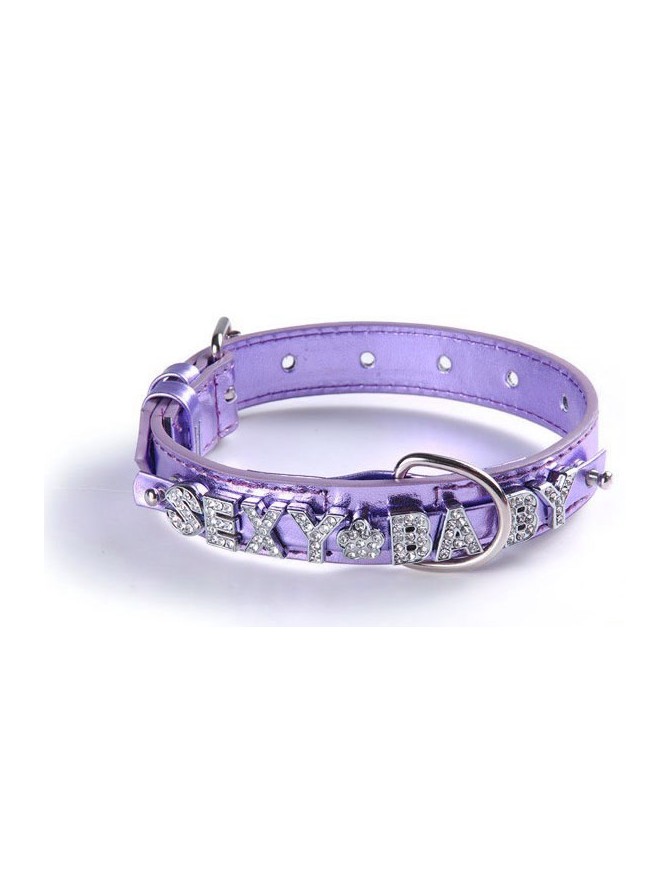Dog collar - Luxury light violet